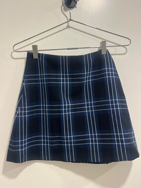 Aritzia Wilfred Plaid Mini Skirt - size 0